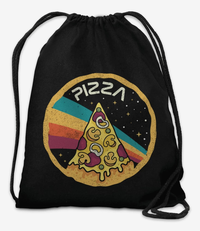 Mochila Negro de PizzaNasa