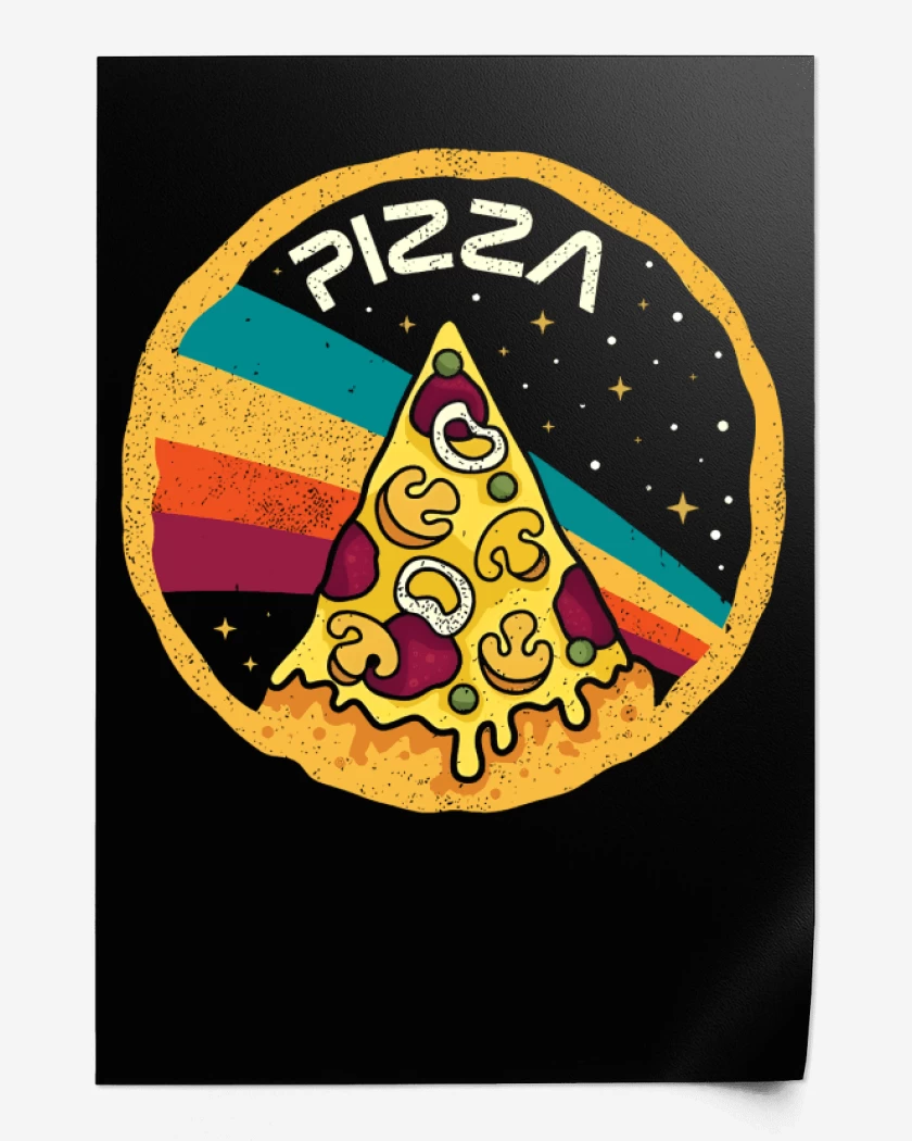 Print Negro de PizzaNasa