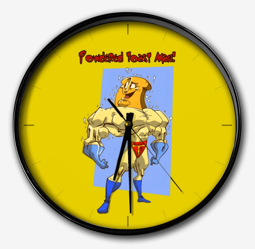 Reloj Amarillo de Powdered Toast Man