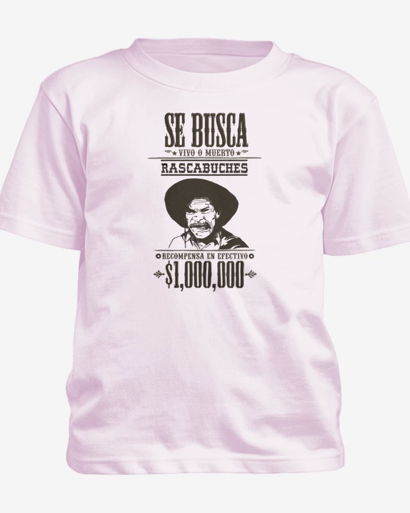 Polera de niño Rosa Pastel de Rascabuches