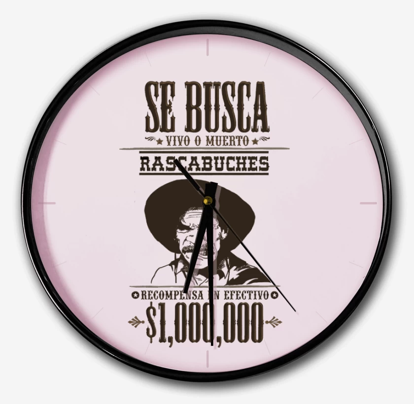 Reloj Rosa Pastel de Rascabuches