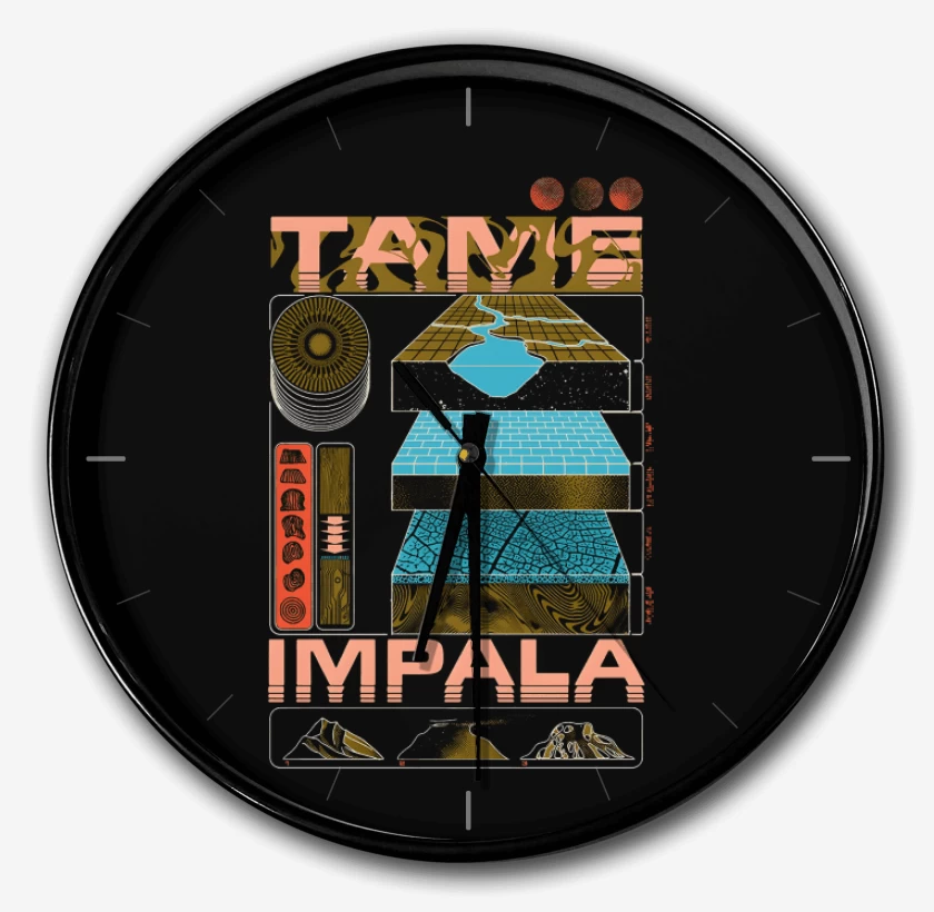 Reloj Negro de Tame Impala