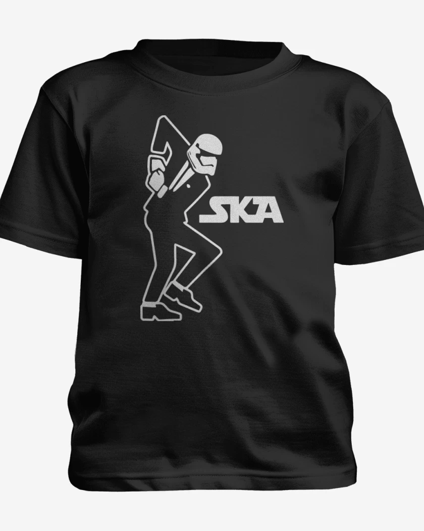 Polera de niño Negro de Ska