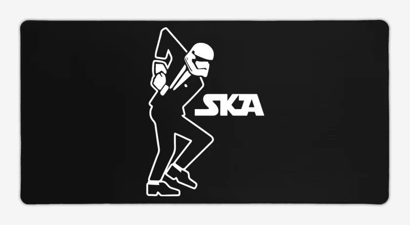 Mouse pad Gamer Negro de Ska