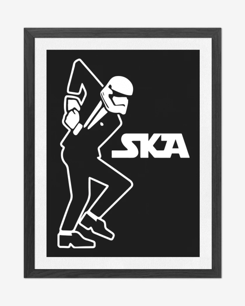 Cuadro decorativo Negro de Ska