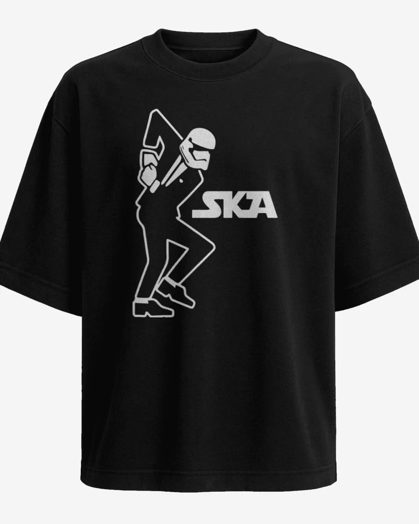 Polera Oversize Negro de Ska