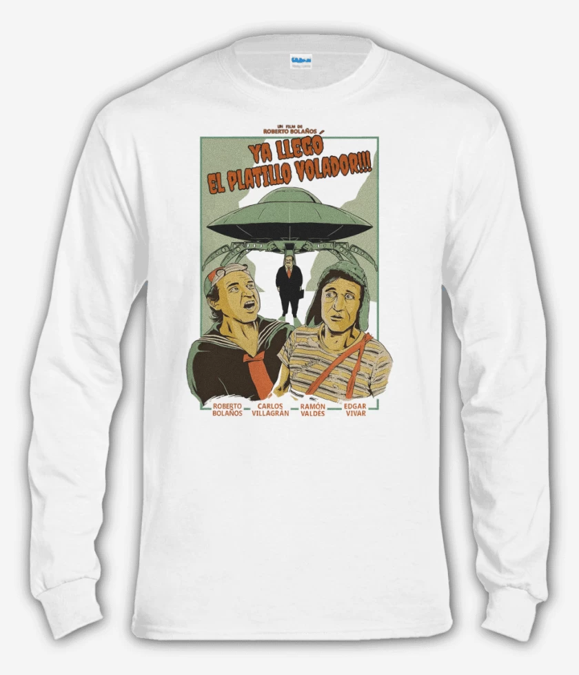 Polera manga larga Ya llegó el platillo volador