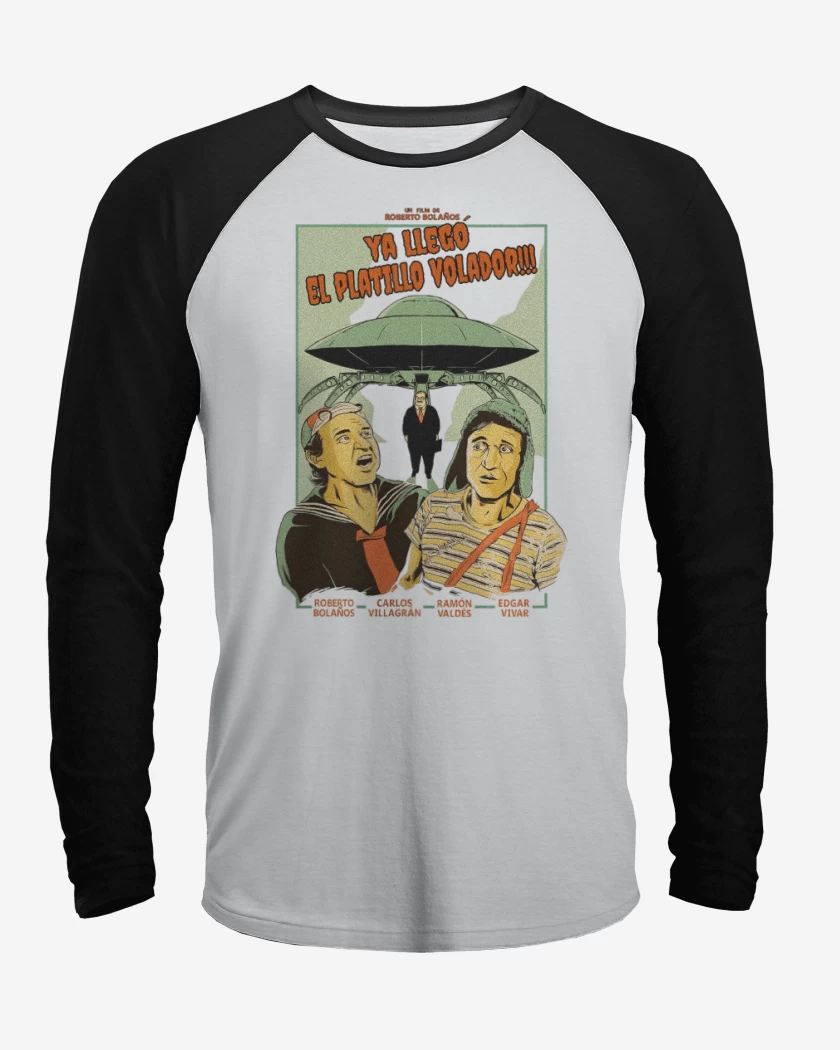 Polera Raglan Ya llegó el platillo volador