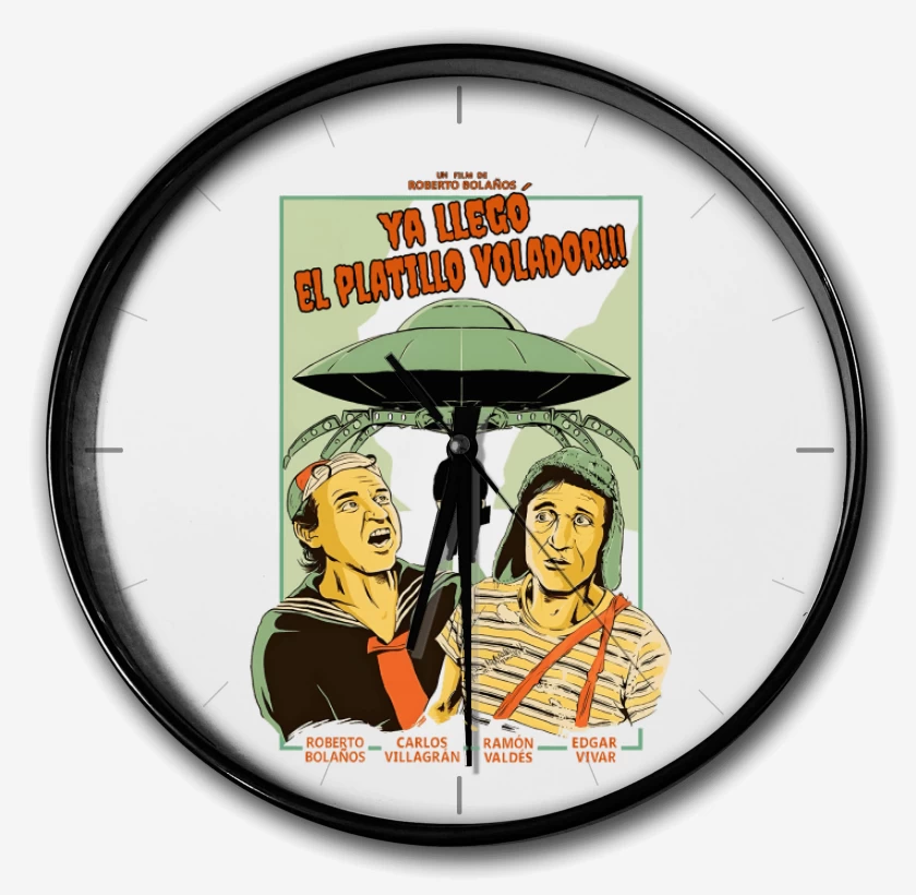 Reloj Blanco de Ya llegó el platillo volador