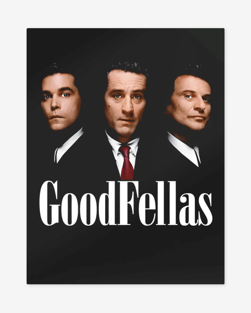 Print metalico Negro de GoodFellas