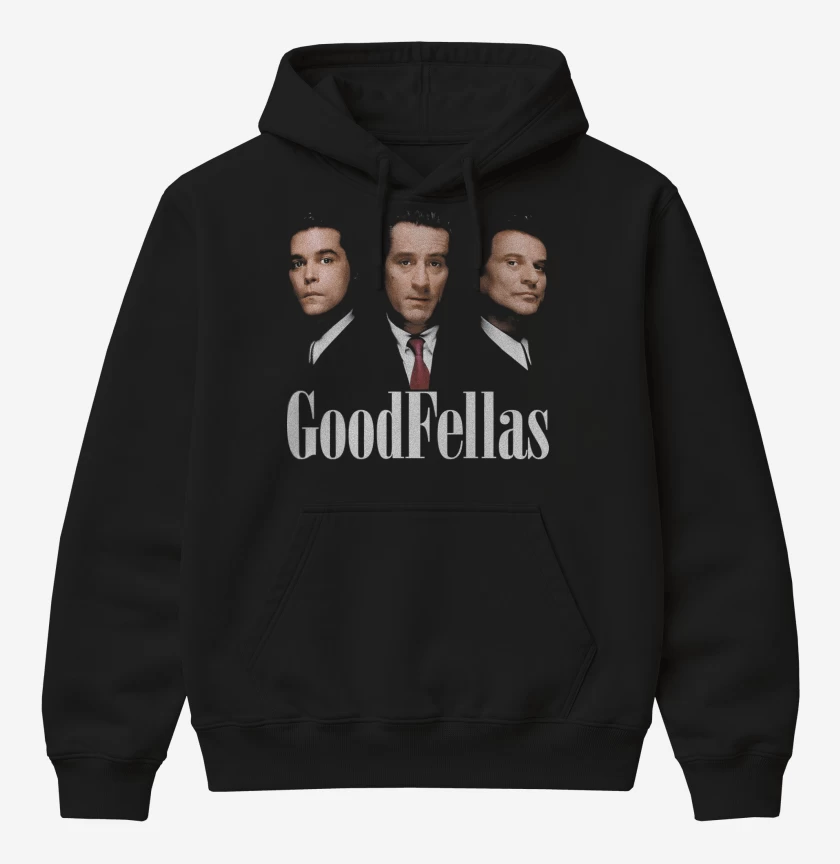 Poleron Canguro básico Negro de GoodFellas