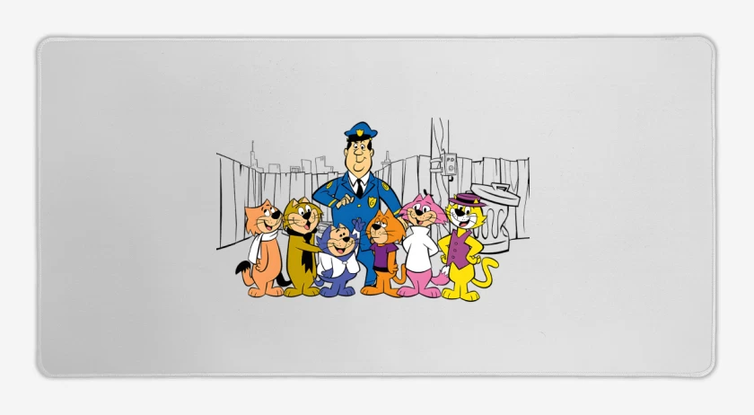Mouse pad Gamer Blanco de Don Gato y su Pandilla