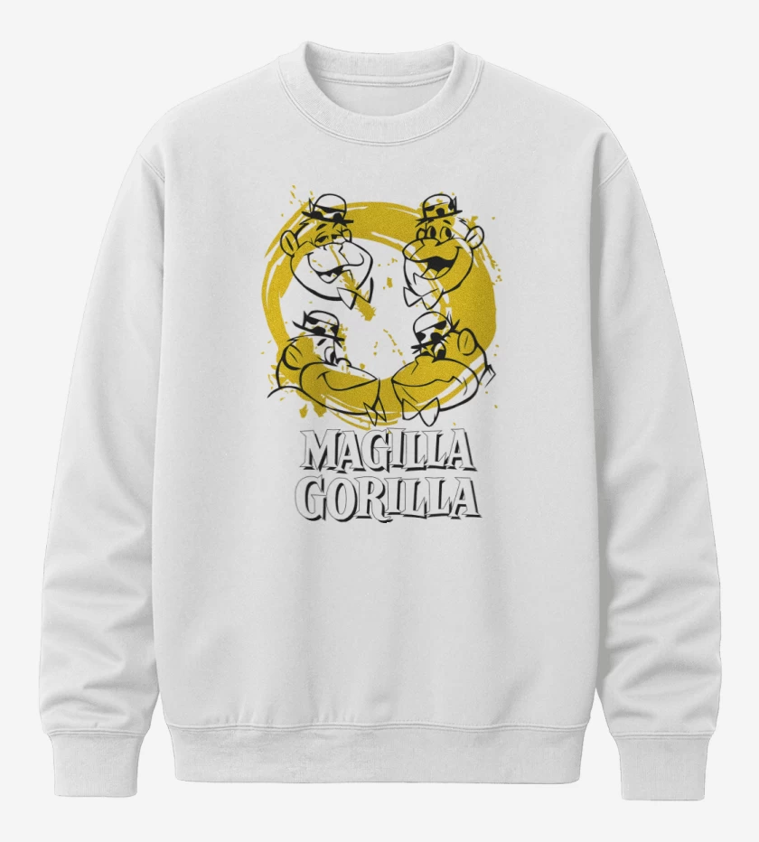 Poleron polo Blanco de Magilla Gorilla