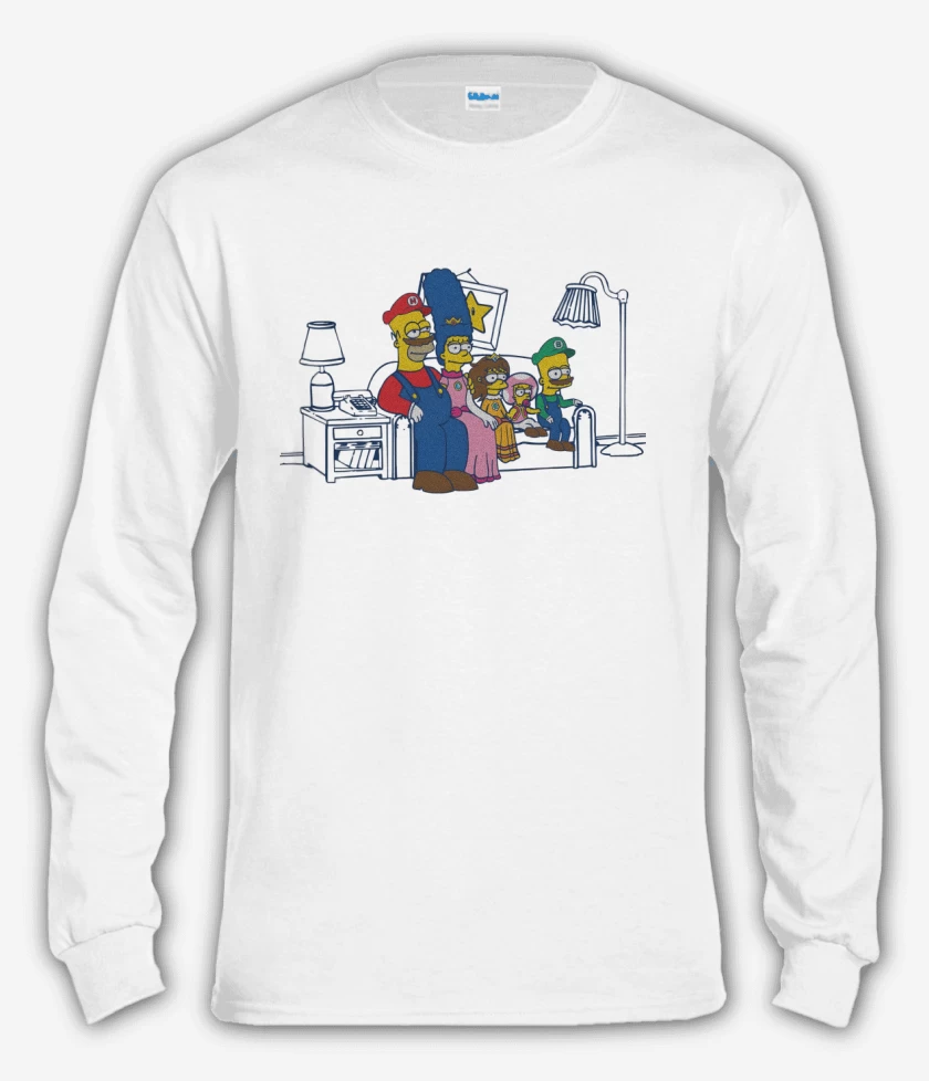 Polera manga larga Blanco de Los Marianos