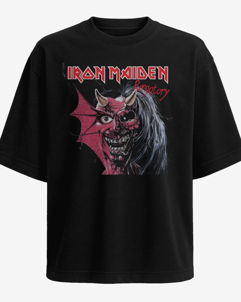 Polera Oversize Negro de Purgatory
