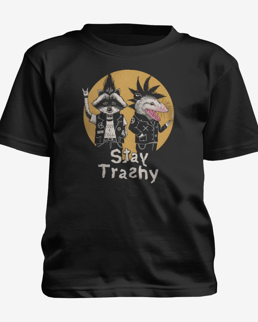 Polera de niño Negro de Stay Trashy