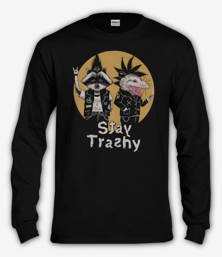 Polera manga larga Stay Trashy