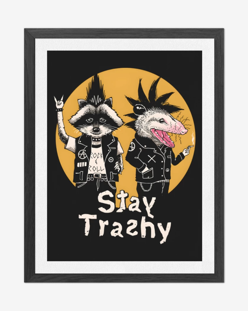 Cuadro decorativo Negro de Stay Trashy