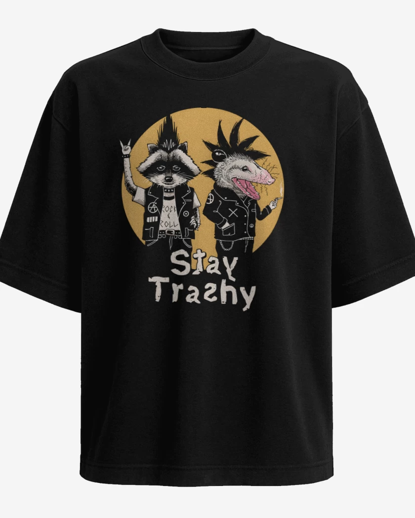 Polera Oversize Stay Trashy