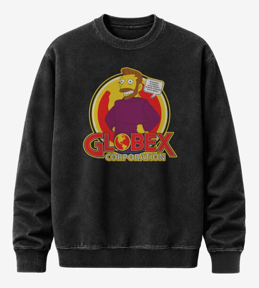 Poleron Polo Acid Wash Negro de Globex Corporation