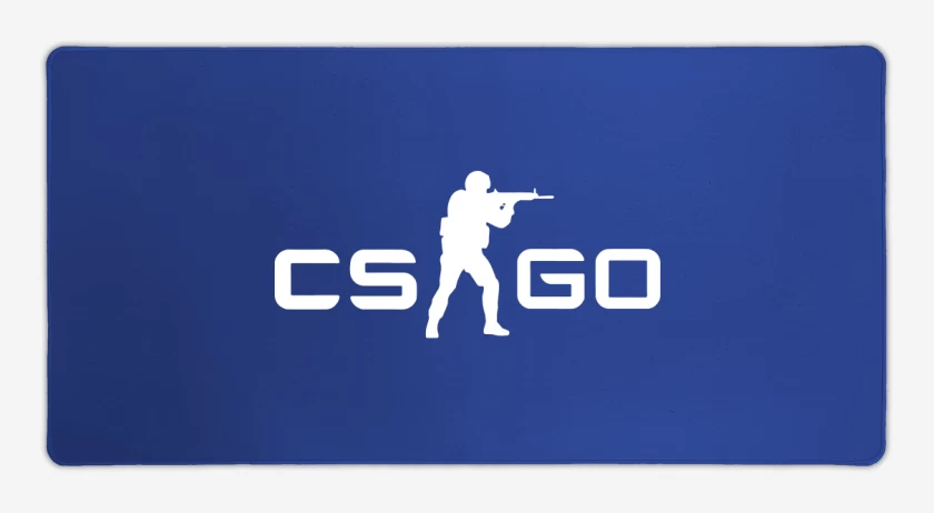Mouse pad Gamer Azul Rey de Cs Go