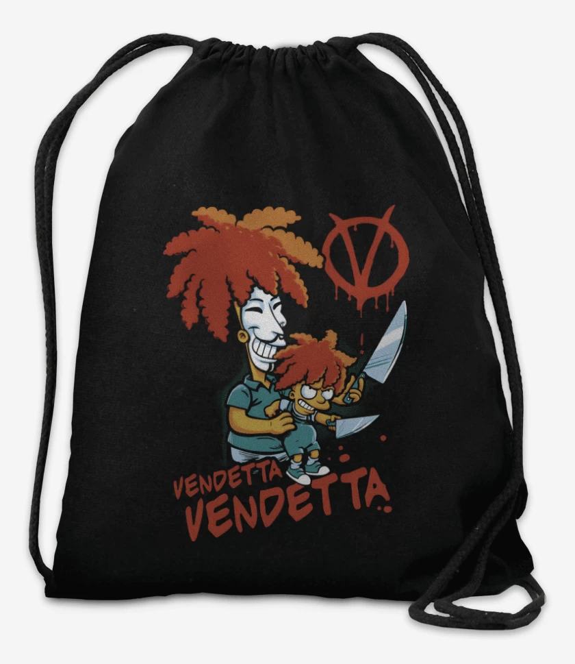 Mochila Negro de Vendetta Vendetta