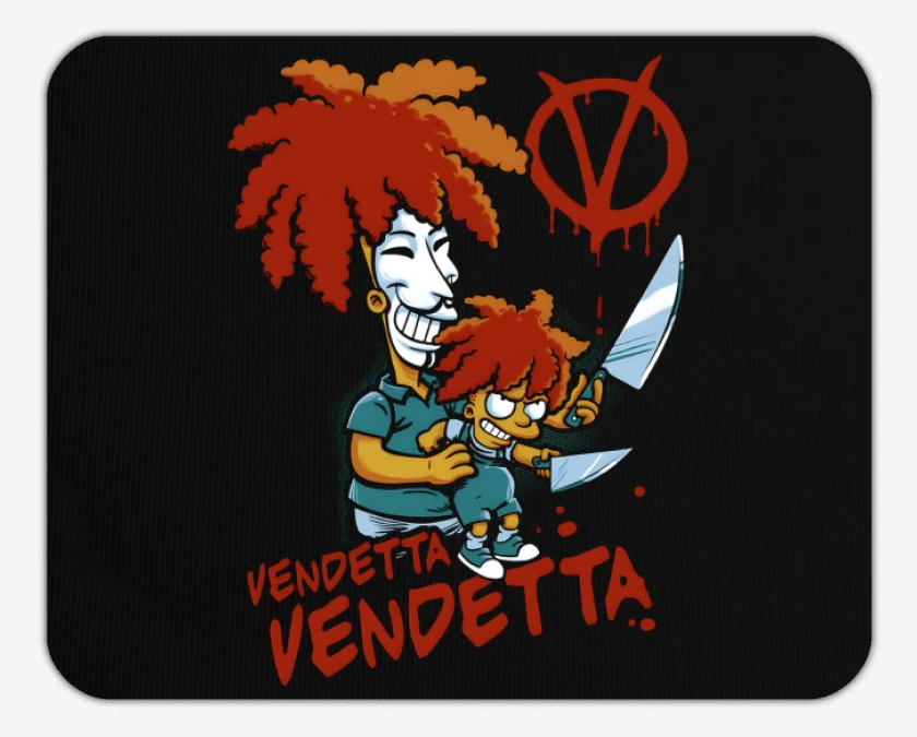 Mousepad Negro de Vendetta Vendetta