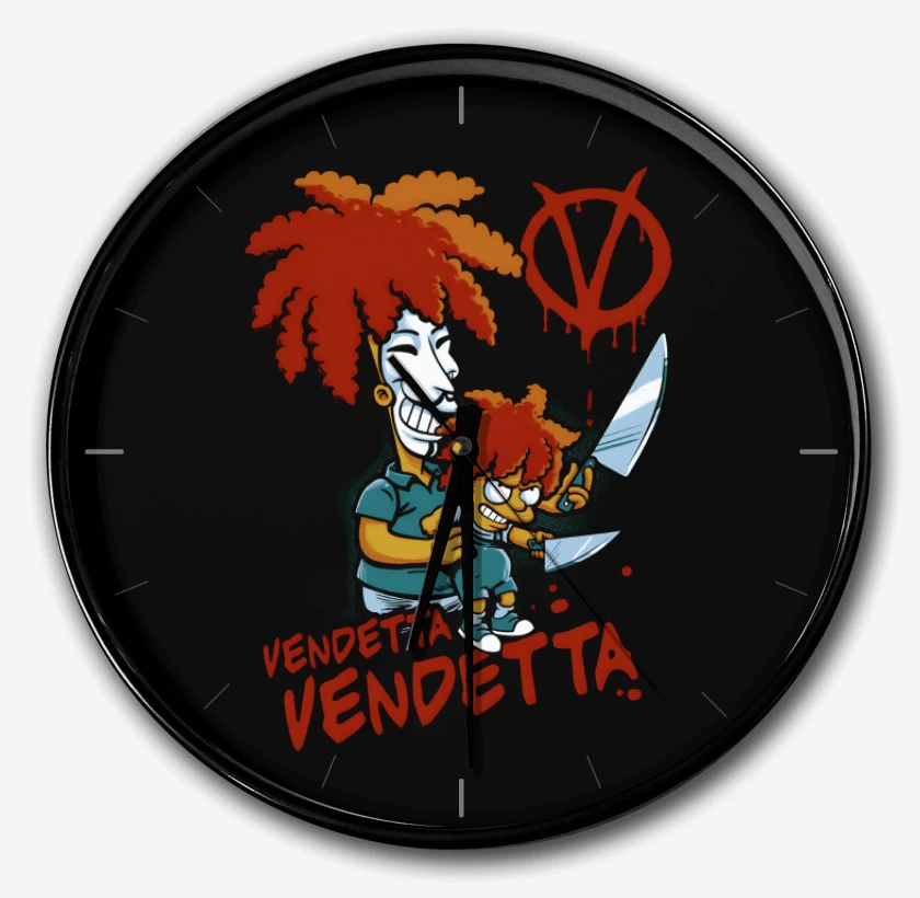 Reloj Negro de Vendetta Vendetta