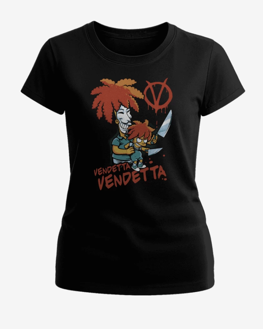 Polera de Mujer Negro de Vendetta Vendetta