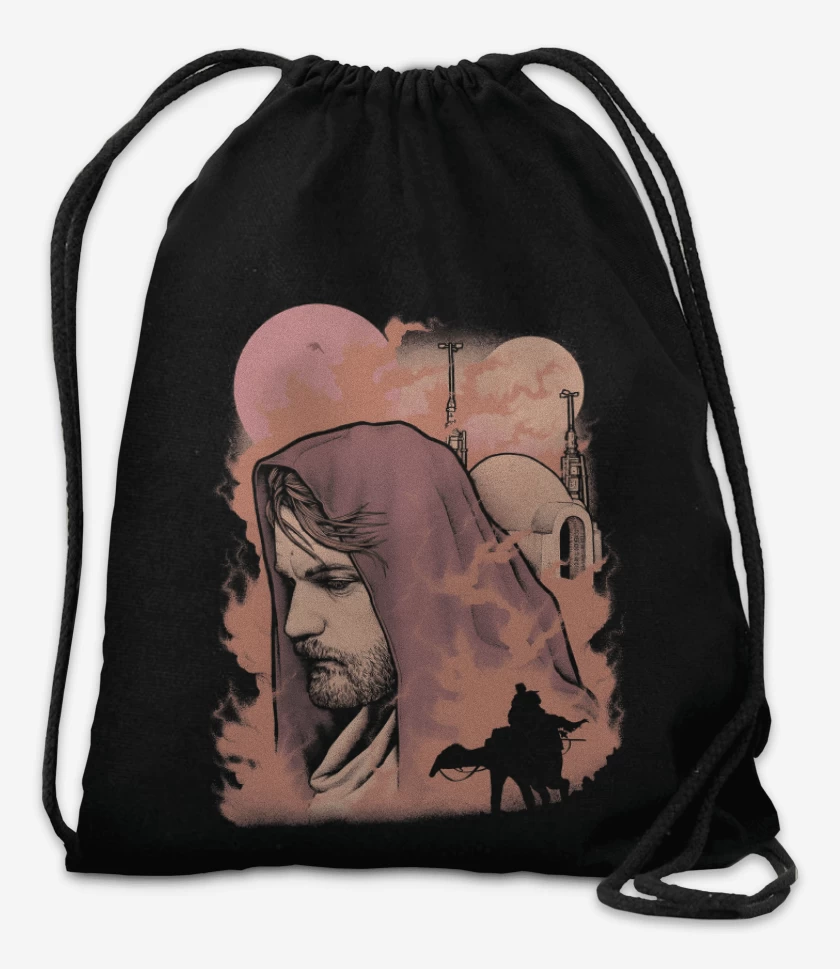 Mochila Negro de Kenobi Hello There
