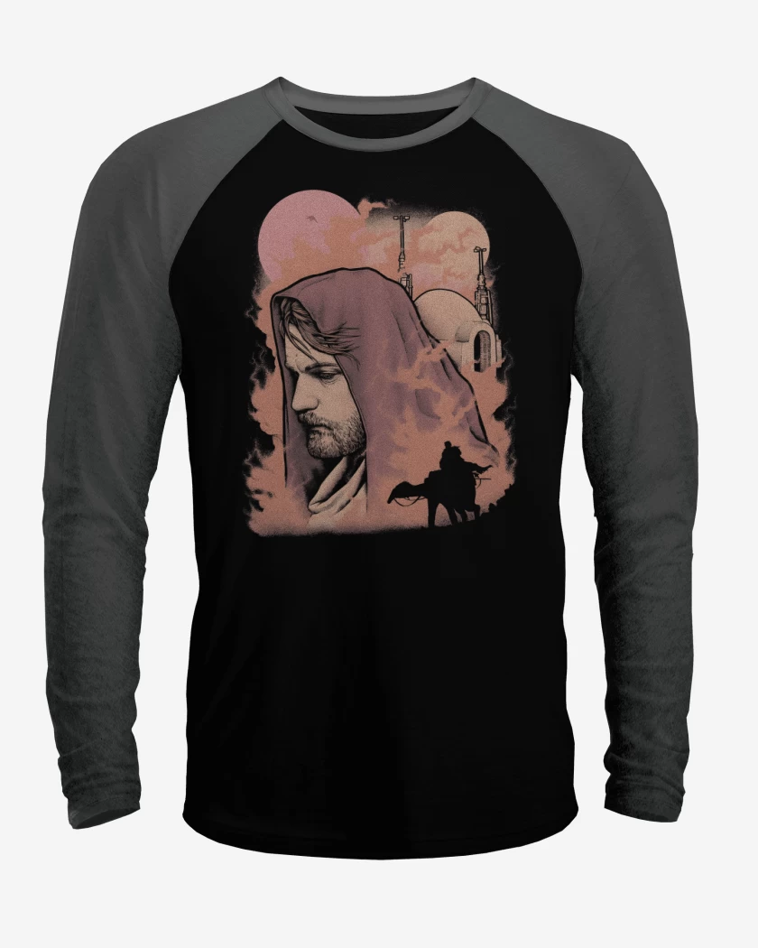Polera Raglan Kenobi Hello There