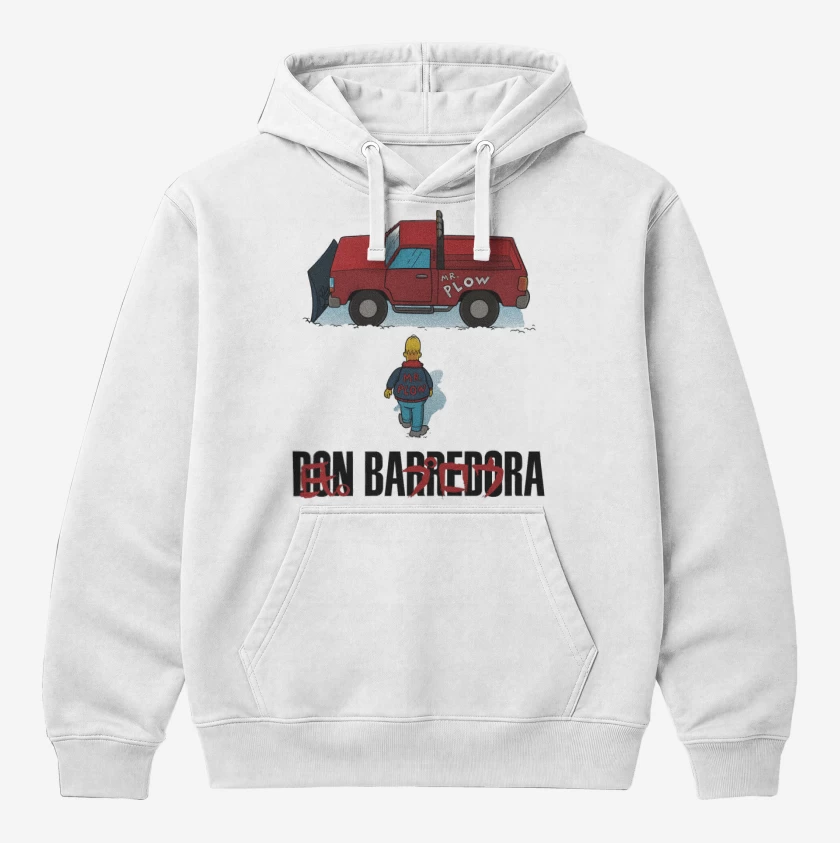 Polerón Canguro Blanco de Don Barredora