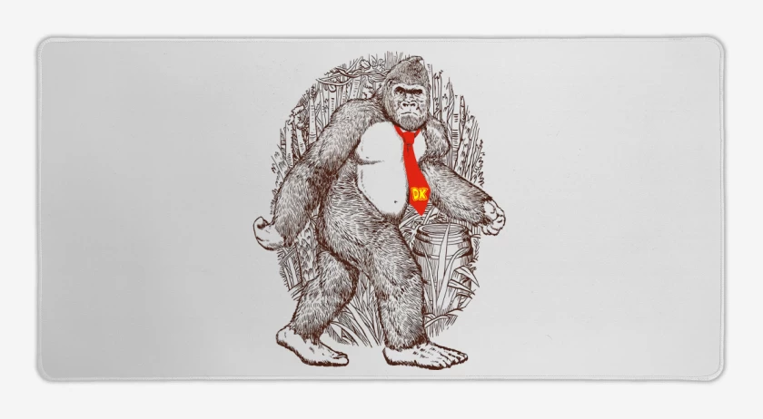 Mouse pad Gamer Blanco de El Verdadero Donkey