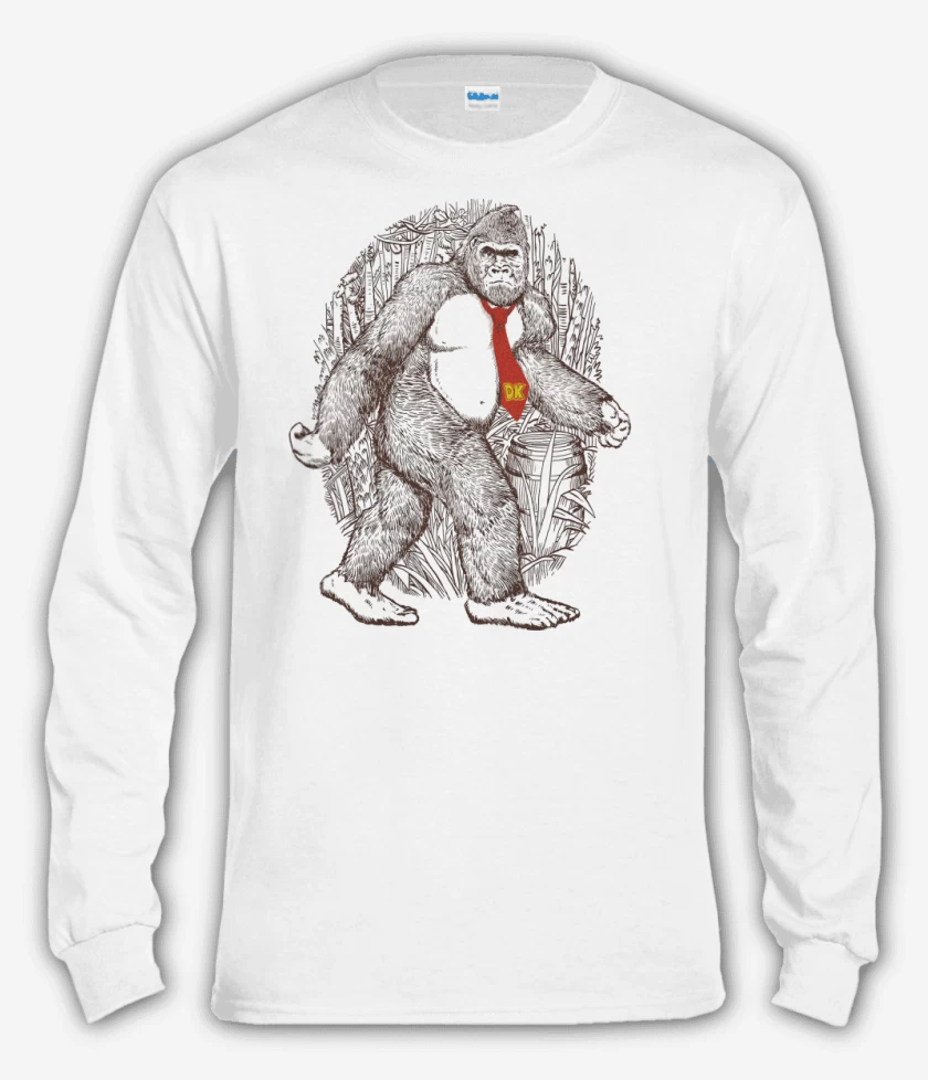 Polera manga larga Blanco de El Verdadero Donkey
