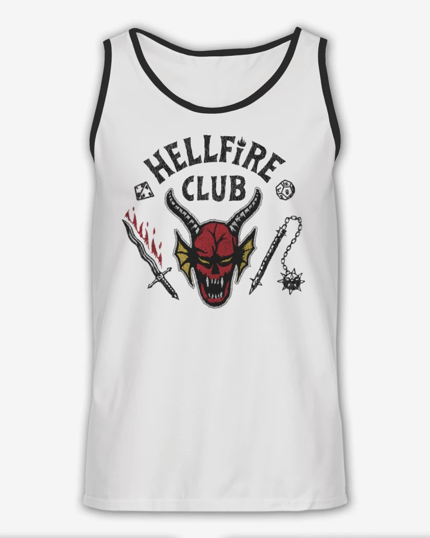 Sudadera Blanco de Hell Fire Club