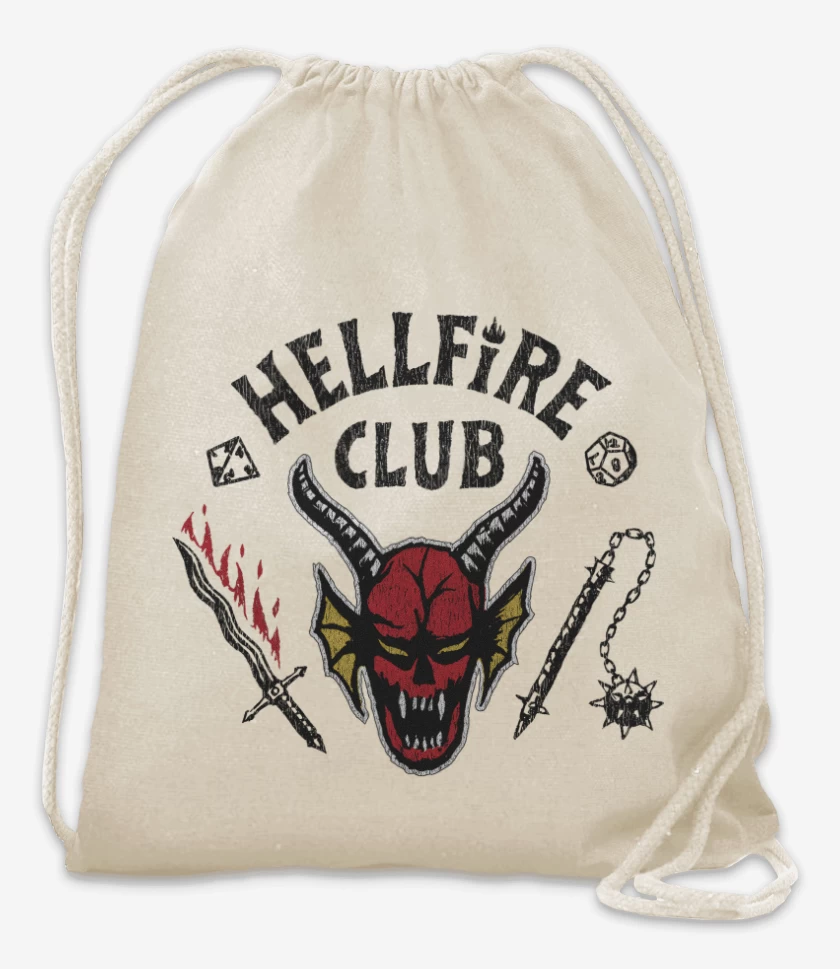Mochila Blanco de Hell Fire Club