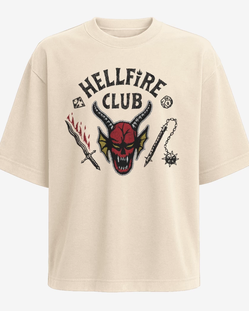 Polera Oversize Hell Fire Club