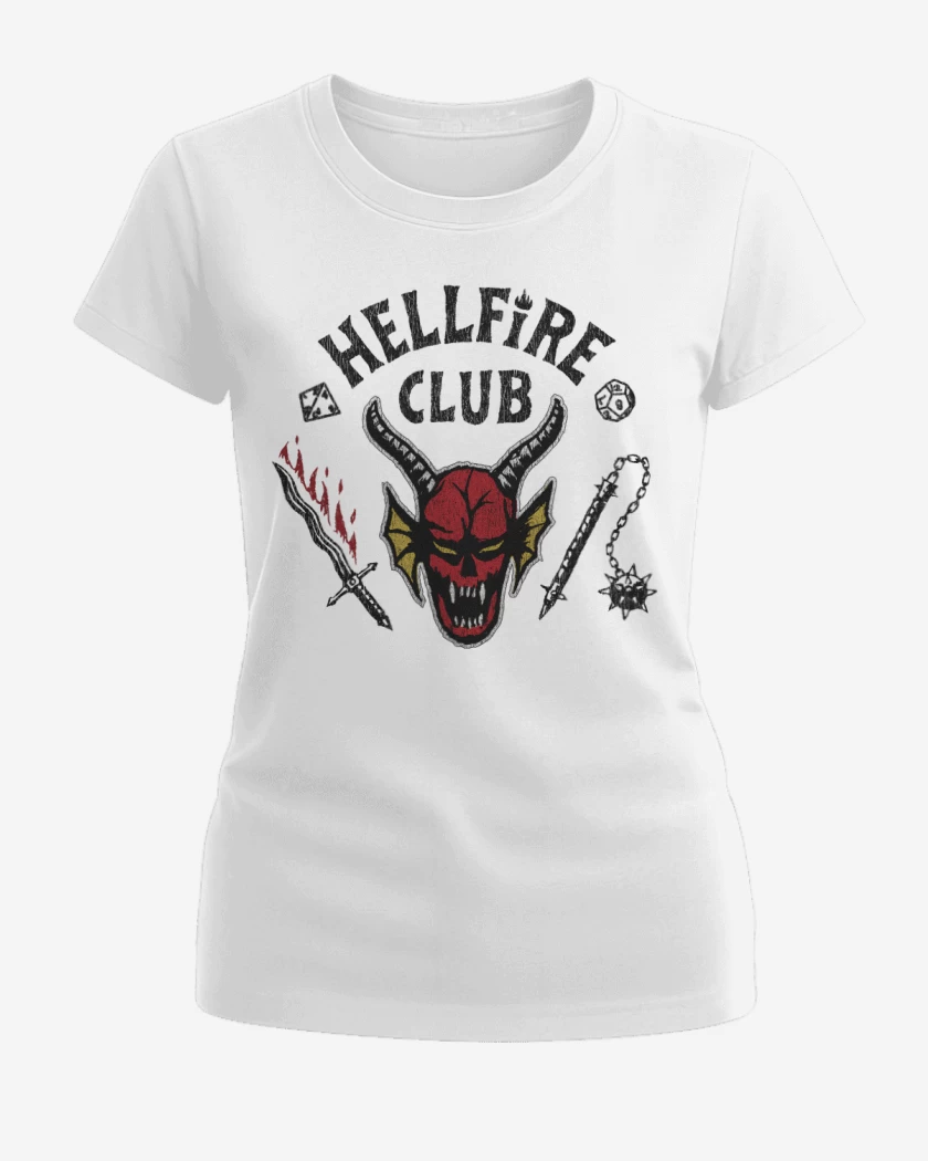 Polera de Mujer Blanco de Hell Fire Club