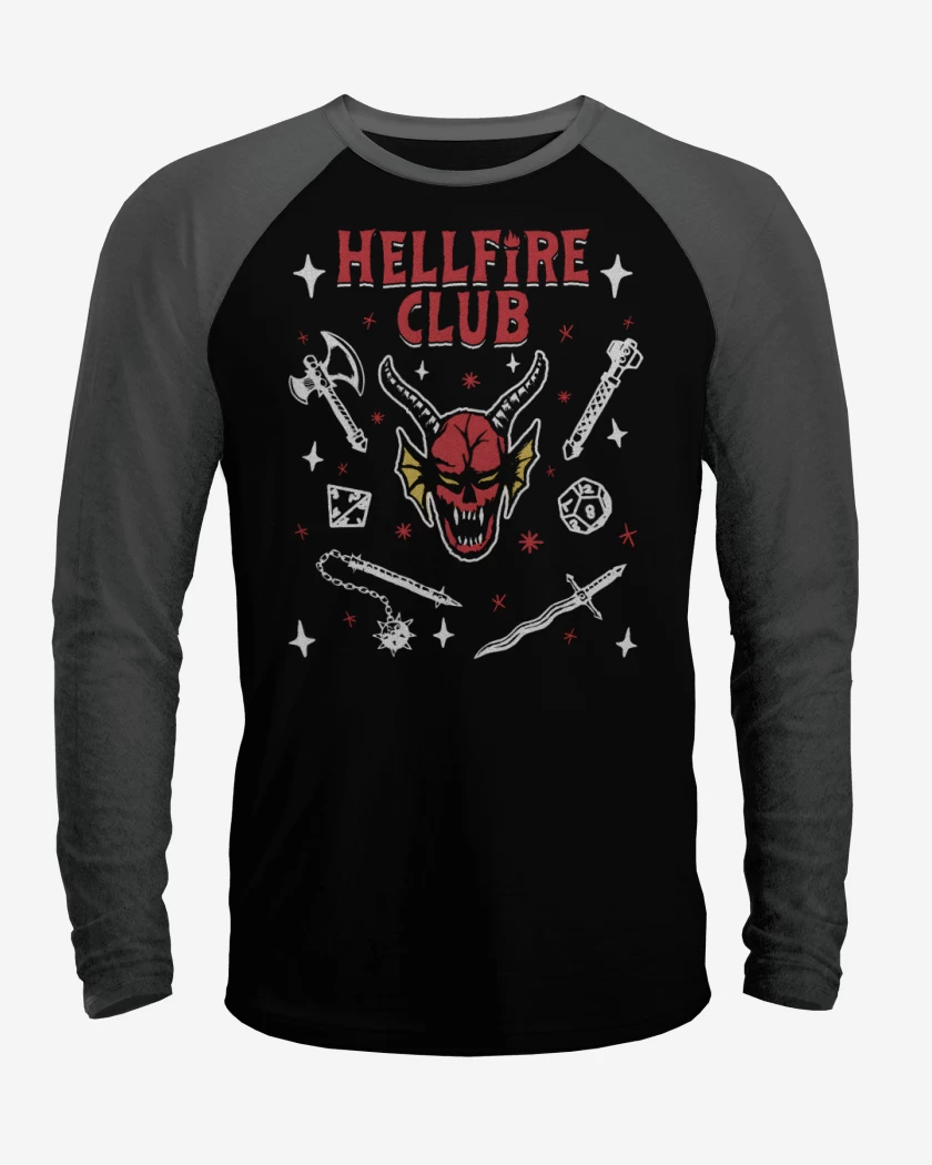 Polera Raglan Hellfire Club