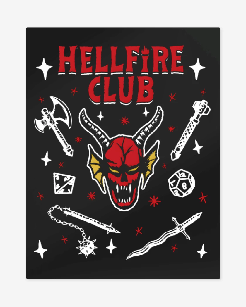 Print metalico Hellfire Club
