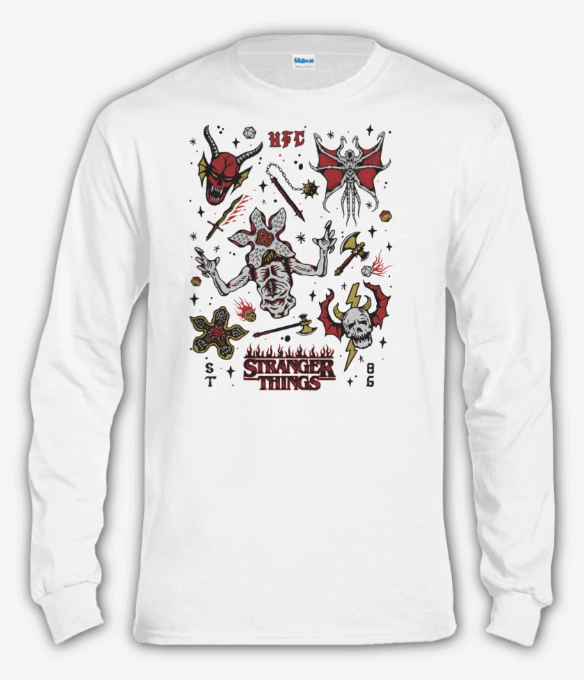 Polera manga larga Blanco de HFC