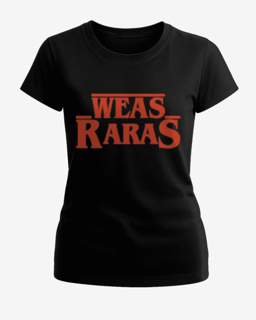 Polera de Mujer Negro de Weas Raras