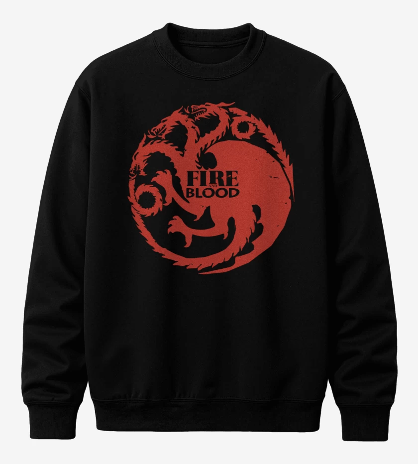 Poleron polo Fire and blood