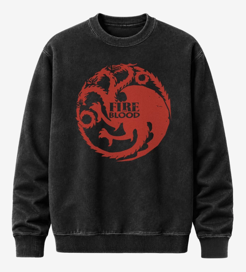 Poleron Polo Acid Wash Fire and blood