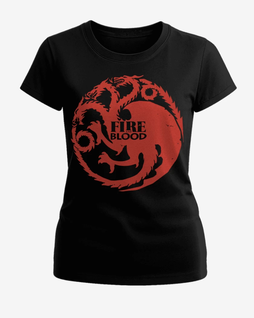 Polera de Mujer Fire and blood