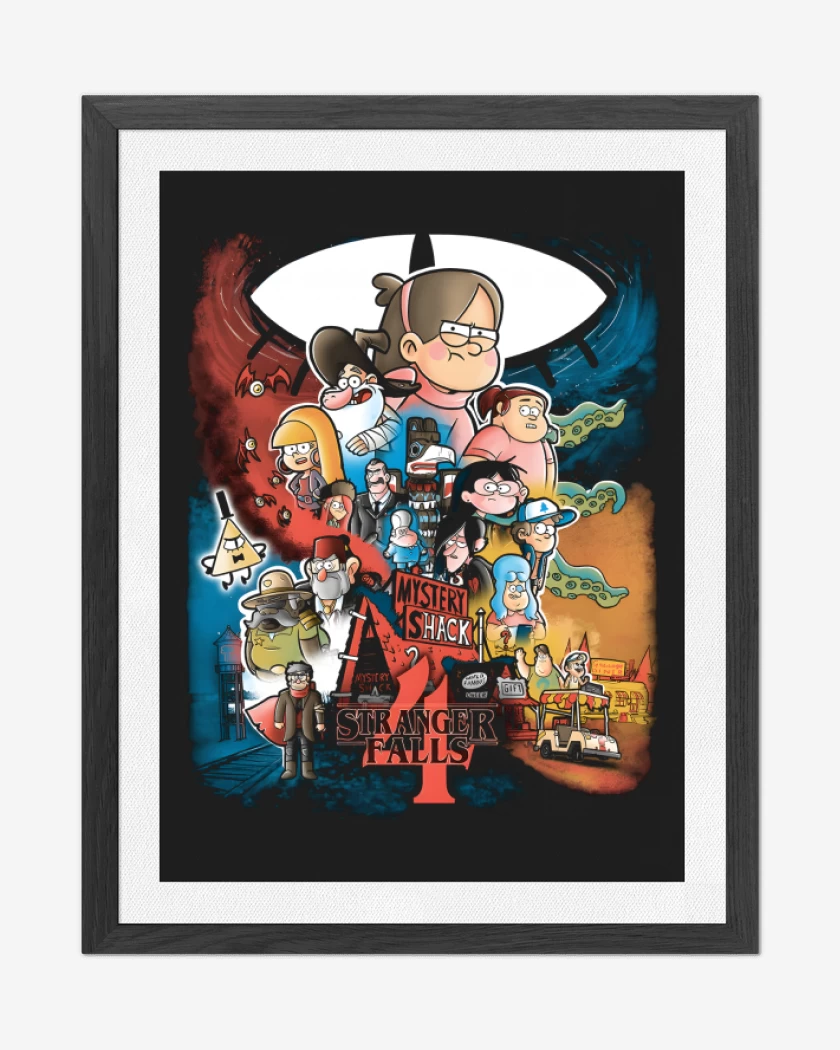 Cuadro decorativo Negro de Stranger Falls 4