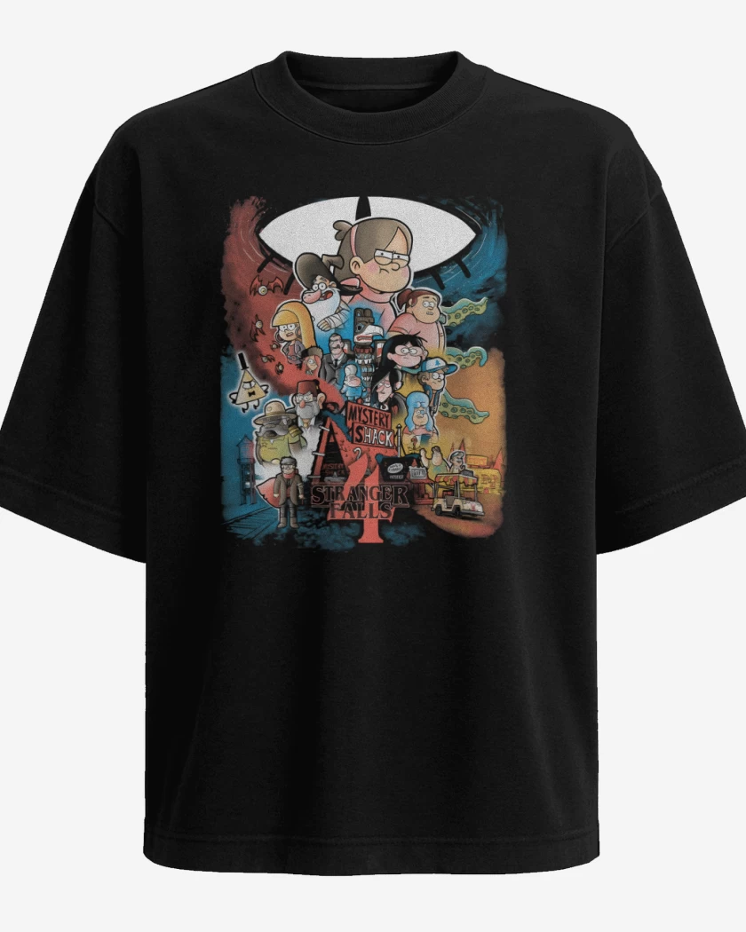 Polera Oversize Stranger Falls 4