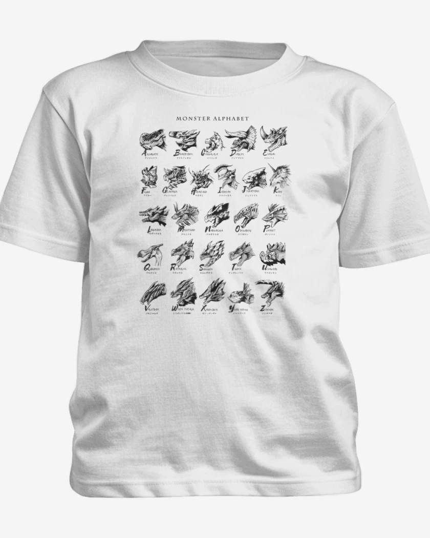 Polera de niño Alfabeto Monstruoso