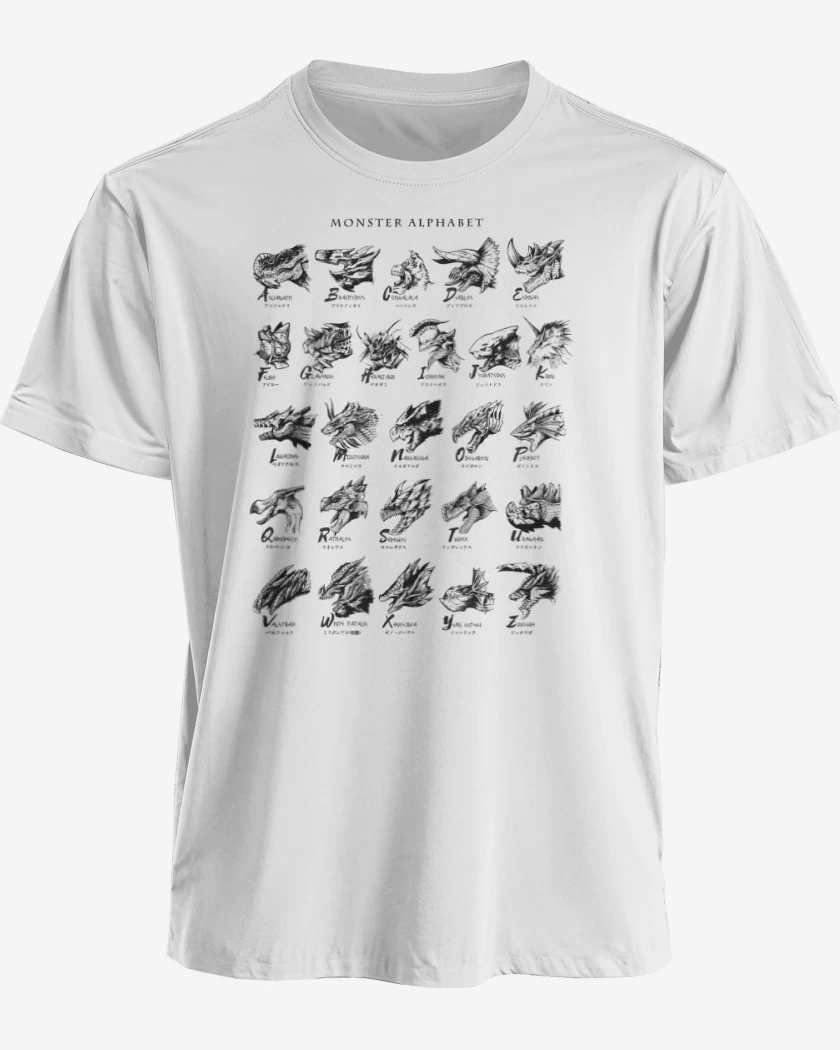 Polera Alfabeto Monstruoso
