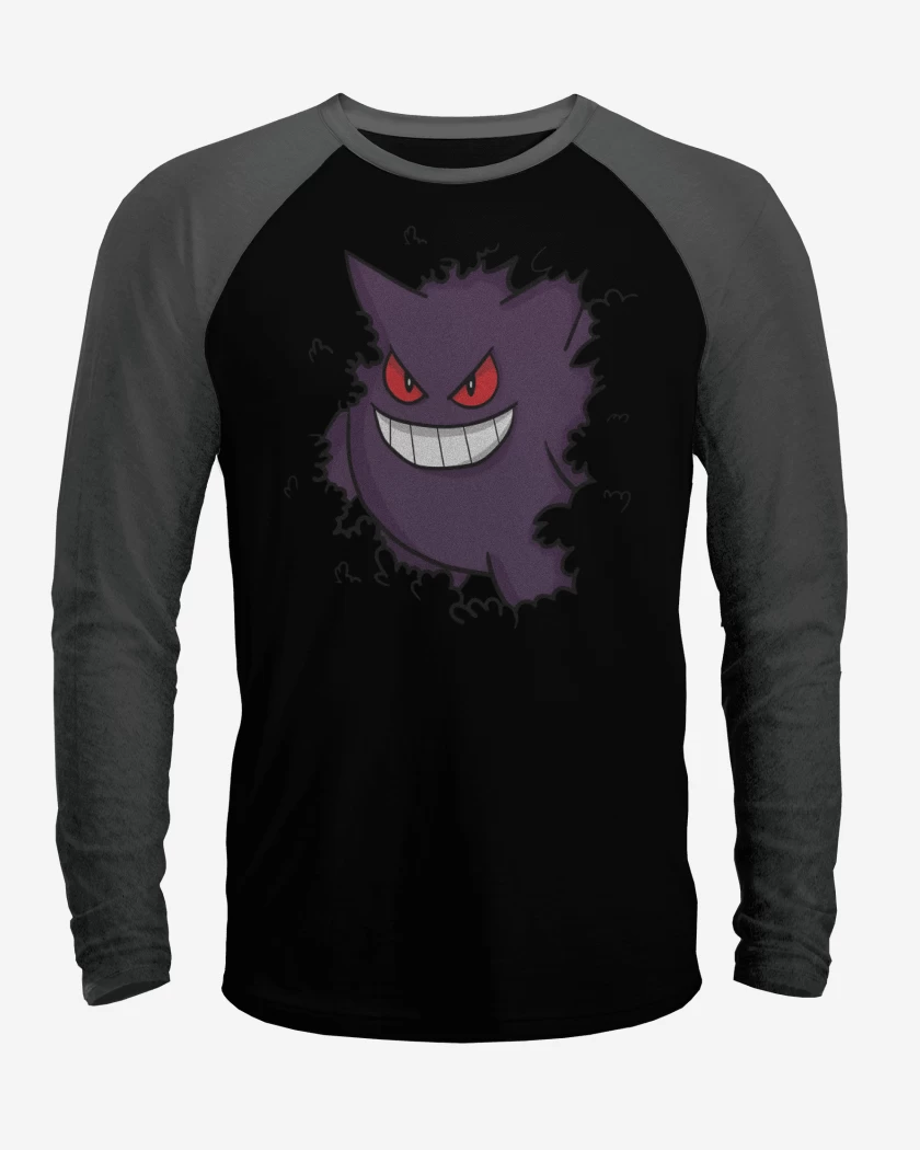 Polera Raglan Gengar Oculto
